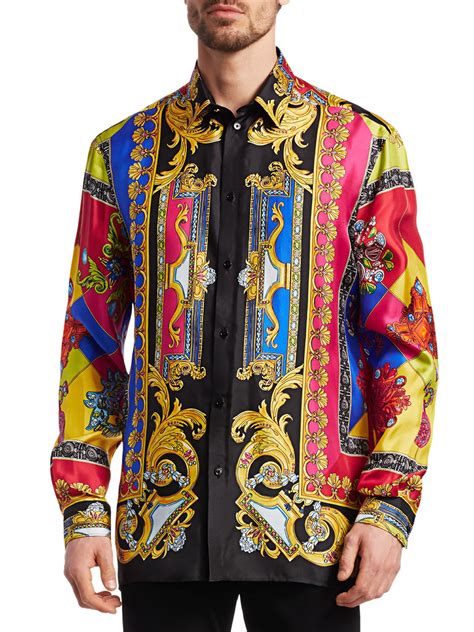 big and tall versace shirts|plus size Versace clothing.